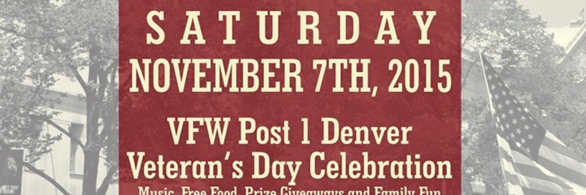Denver Veterans Day Celebration at Union Station Nov. 7th